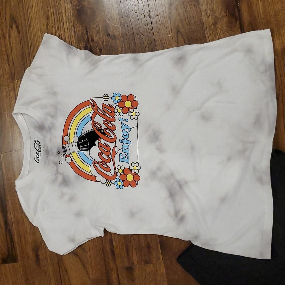 Womens Coca-Cola graphic tie dye tshirt size XXL